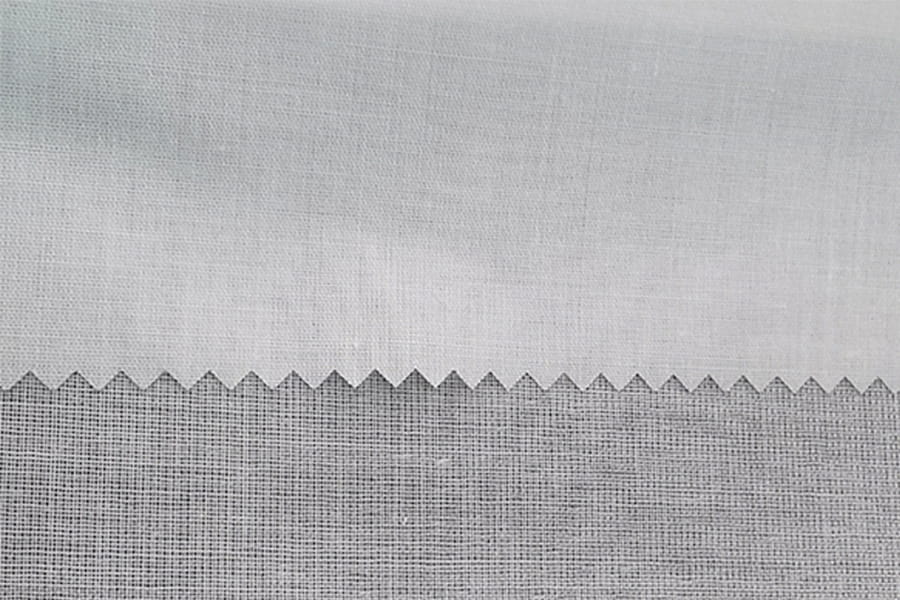 Poliester/kapas ditenun fusible interlining