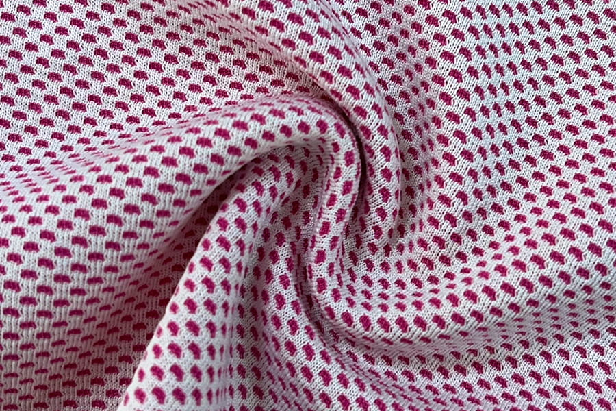 BCX-N0622: Polyester Nylon Full Cold Feeling Jacquard Jacquard Mesh Honeycomb Fabric